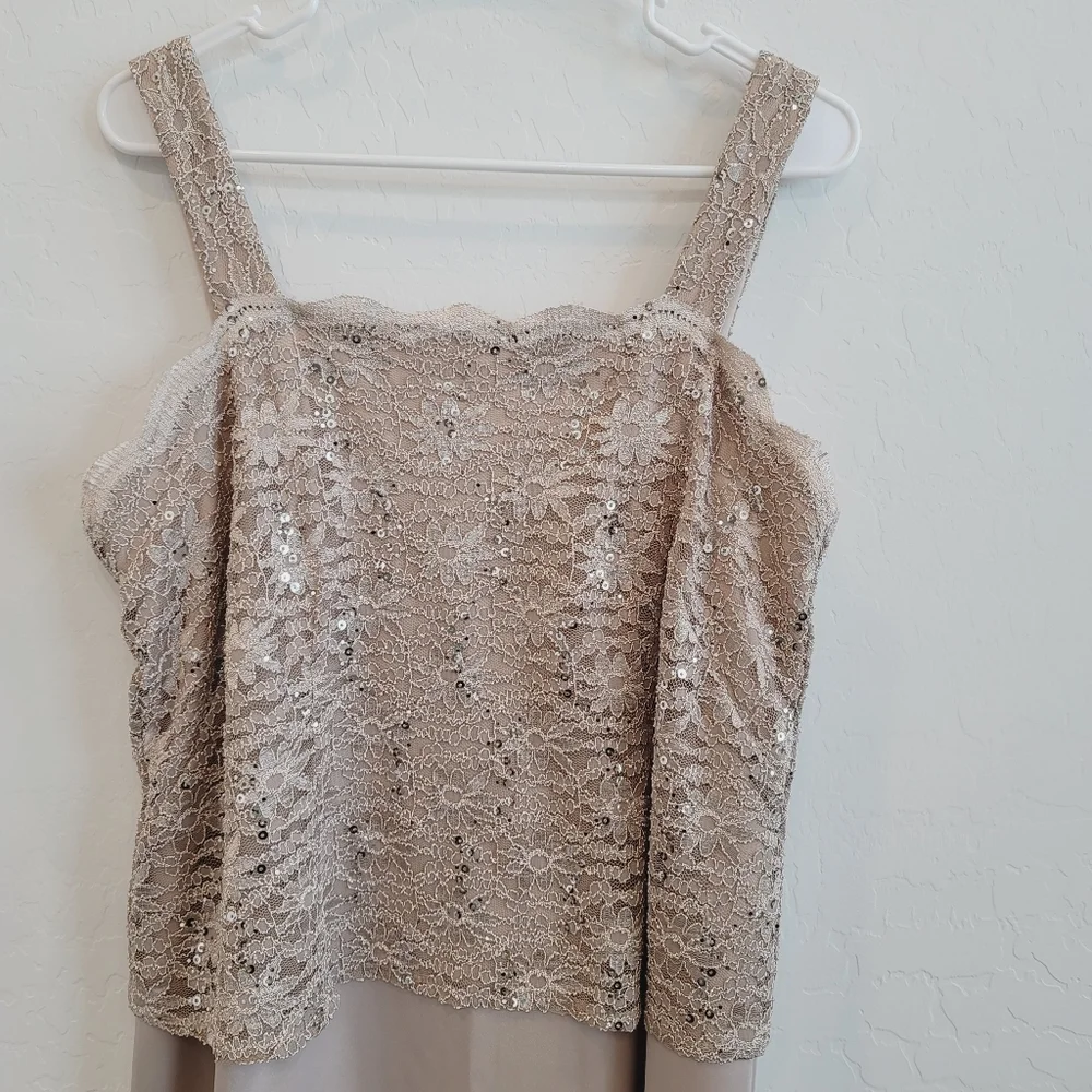 Alex Evenings Sleeveless A-Line Dress Gown Women's Size 14W - Picture 8 of 14